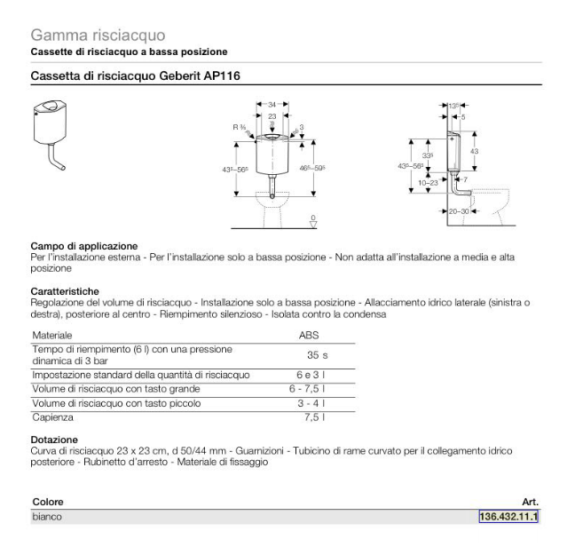 GEBERIT-AP116